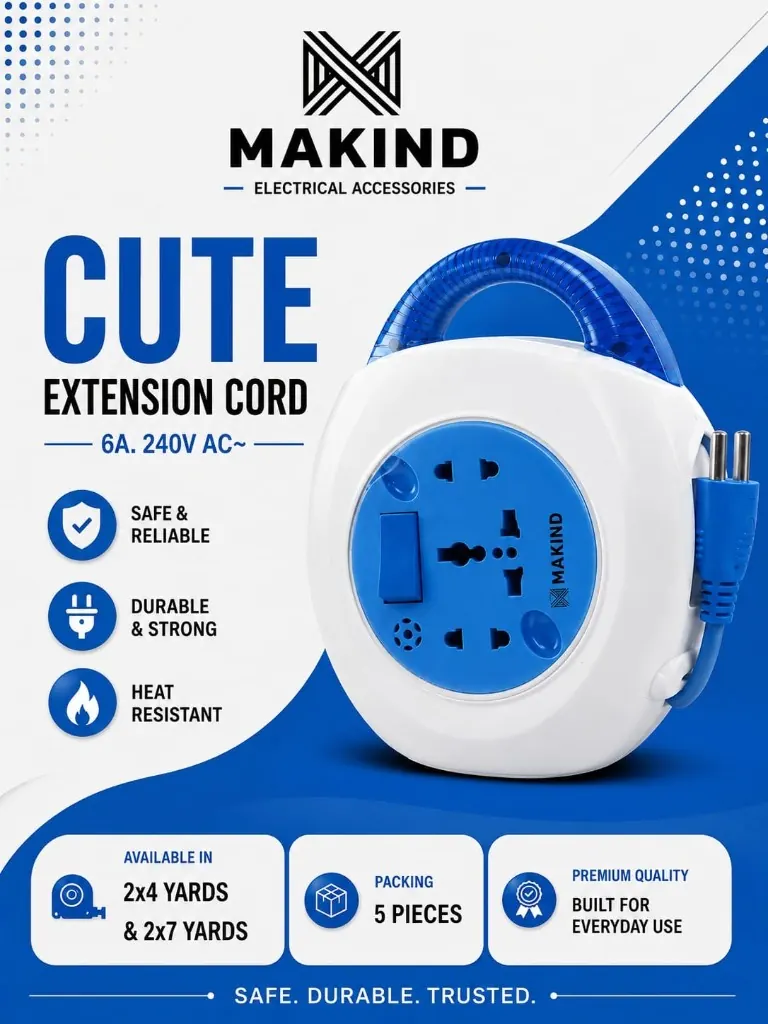 MAKIND 6 Amps Double SS Combine — India manufacturer export electrical